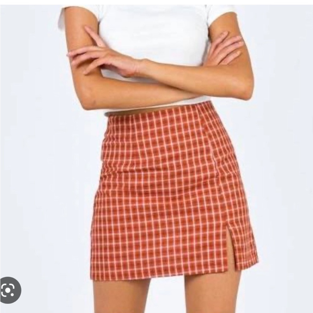 Princess Polly Plaid Mini Skirt